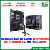  DDR5 - MAINBOARD ASUS TUF GAMING X870-PLUS WIFI ( WiFi 7 / Bluetooth 5.4 / AM5 / ATX / 4xDDR5 ) 