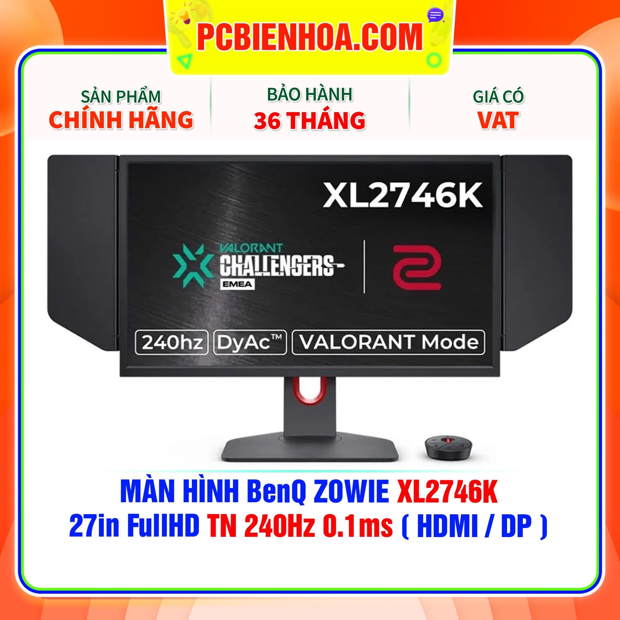  MÀN HÌNH BenQ ZOWIE XL2746K 27in FullHD TN 240Hz 0.1ms ( HDMI / DP ) 