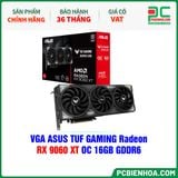  VGA ASUS TUF GAMING Radeon RX 9060 XT OC 16GB GDDR6 ( TUF-RX9060XT-O16G-GAMING ) 