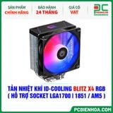  TẢN NHIỆT KHÍ ID-COOLING BLITZ X4 RGB ( HỖ TRỢ SOCKET LGA1700|1851 / AM5 ) 