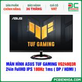  MÀN HÌNH ASUS TUF GAMING VG249Q3R - 24in FullHD IPS 180Hz 1ms ( DP / HDMI ) 