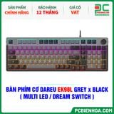  BÀN PHÍM CƠ DAREU EK98L GREY x BLACK ( MULTI LED / DREAM SWITCH ) 