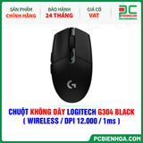  CHUỘT KHÔNG DÂY LOGITECH G304 BLACK ( WIRELESS / DPI 12.000 / 1ms ) 