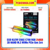  SSD KLEVV CRAS C700 RGB 240GB - 3D NAND M.2 NVMe PCIe Gen 3x4 ( K240GM2SP0-C7R ) 