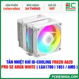  TẢN NHIỆT KHÍ ID-COOLING FROZN A620 PRO SE ARGB WHITE ( HỖ TRỢ SOCKET LGA1700|1851 / AM5 ) 