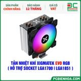  TẢN NHIỆT KHÍ XIGMATEK EVO RGB ( HỖ TRỢ SOCKET LGA1700|1851 - EN47138 ) 