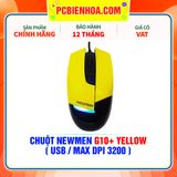  CHUỘT NEWMEN G10+ YELLOW ( USB / MAX DPI 3200 ) 