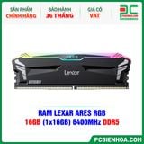  RAM LEXAR ARES RGB - 16GB (1x16GB) 6400MHz DDR5 ( LD5U16G64C32LA-RGS ) 