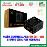  NGUỒN XIGMATEK ALPHA FURY GD 1100W - PCIE5 ATX 3.0 ( 80PLUS GOLD / FULL MODULAR - EN40535 ) 