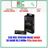  SSD MSI SPATIUM M450 500GB - 3D NAND M.2 NVMe PCIe Gen4.0x4 