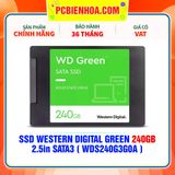  SSD WESTERN DIGITAL GREEN 240GB - 2.5in SATA3 ( WDS240G3G0A ) 