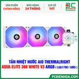  TẢN NHIỆT NƯỚC AIO THERMALRIGHT AQUA ELITE 360 WHITE V3 ARGB ( HỖ TRỢ SOCKET LGA1700 / AM5 ) 