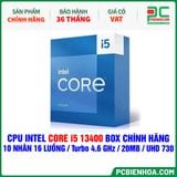  CPU INTEL CORE i5 13400 BOX CHÍNH HÃNG ( 10 NHÂN 16 LUỒNG / Turbo 4.6 GHz / 20MB / UHD GRAPHICS 730 ) 