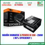  NGUỒN XIGMATEK X-POWER III 350 - 250W ( 85% EFFICIENCY - EN45952 ) 