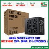  NGUỒN COOLER MASTER ELITE NEX PN600 230V - 600W ( 75% EFFICIENCY ) 