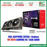  VGA SAPPHIRE NITRO+ Radeon RX 9070 GAMING OC 16GB GDDR6 (11349-01-20G) 