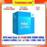  CPU Intel Core i3 14100 BOX CHÍNH HÃNG ( 4 NHÂN 8 LUỒNG / 3.5 - 4.7 GHz / 12MB / Intel® UHD Graphics 730 ) 