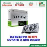  VGA MSI GeForce RTX 5070 12G VENTUS 2X WHITE OC GDDR7 