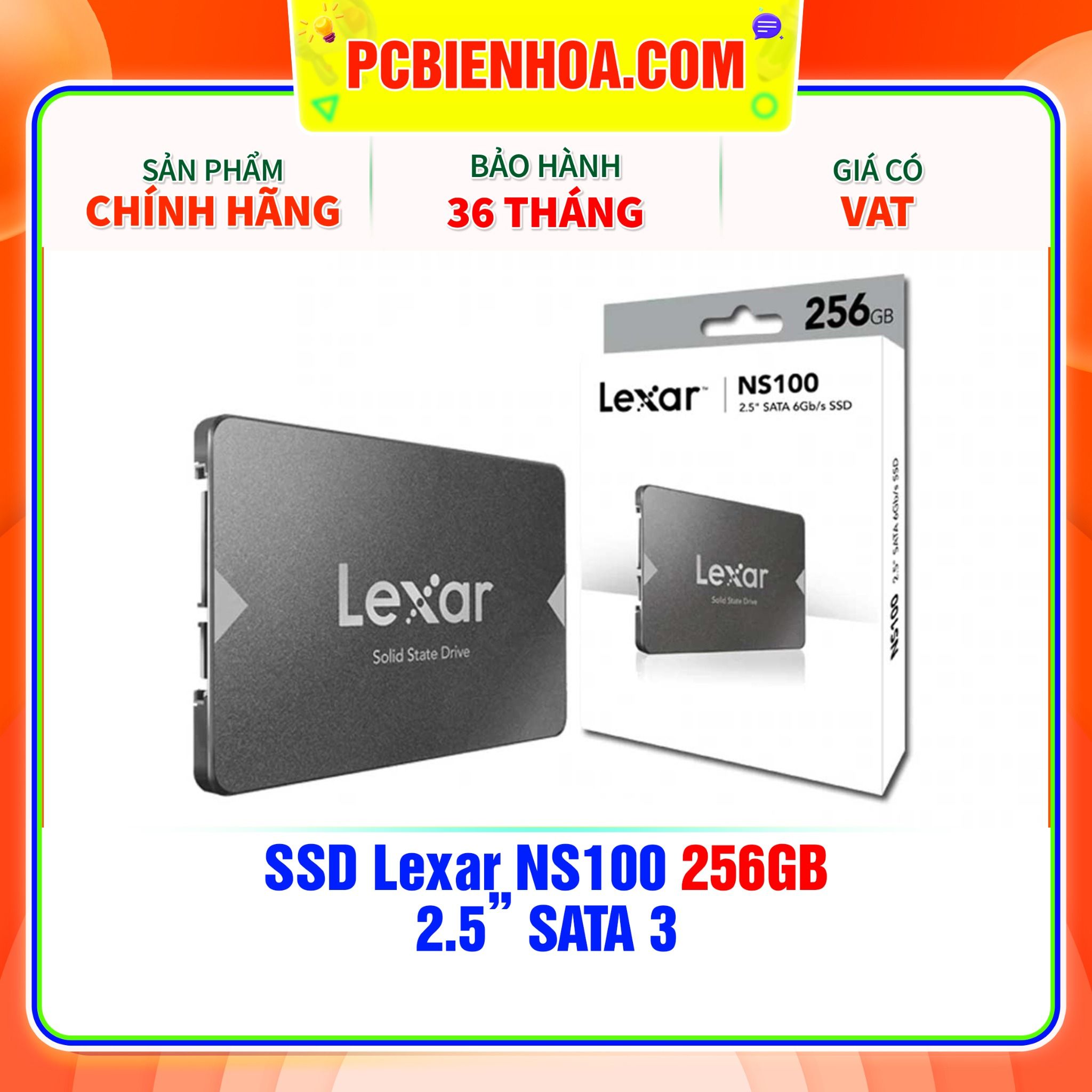  Ổ CỨNG SSD LEXAR NS100 256GB SATA 3 