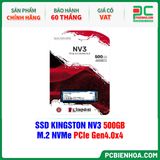  SSD KINGSTON NV3 500GB - M.2 NVMe PCIe Gen4.0x4 ( SNV3S/500G ) 