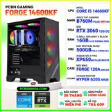  PCBH GAMING MSI FORGE CORE i5 14600KF / B760M / RTX3060 12GB / 16GB / 500GB 
