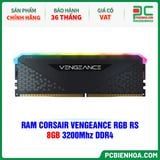  RAM CORSAIR VENGEANCE RGB RS - 8GB 3200MHz DDR4 (CMG8GX4M1E3200C16) 