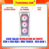  CASE GALAX REVOLUTION-05 WHITE - SẴN 4 FAN RGB ( MID TOWER - REV-05W ) 