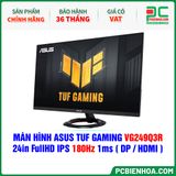  MÀN HÌNH ASUS TUF GAMING VG249Q3R - 24in FullHD IPS 180Hz 1ms ( DP / HDMI ) 