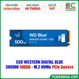  SSD WESTERN DIGITAL BLUE SN5000 500GB - M.2 NVMe PCIe Gen4x4 ( WDS500G4B0E ) 