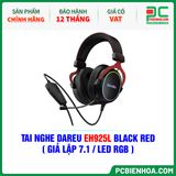  TAI NGHE DAREU EH925L BLACK RED ( GIẢ LẬP 7.1 / LED RGB ) 