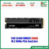 SSD LEXAR NM620 256GB - M.2 NVMe PCIe Gen3.0x4 (LNM620X256G-RNNNG) 