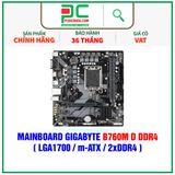  MAINBOARD GIGABYTE B760M D DDR4 ( LGA1700 / m-ATX / 2xDDR4 ) 