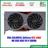  VGA COLORFUL GeForce RTX 4060 NB DUO 8GB V5-V GDDR6 