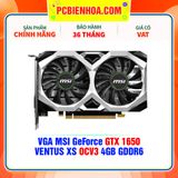  VGA MSI GeForce GTX 1650 VENTUS XS OCV3 4GB GDDR6 