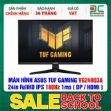  MÀN HÌNH ASUS TUF GAMING VG249Q3A - 24in FullHD IPS 180Hz 1ms ( DP / HDMI ) 