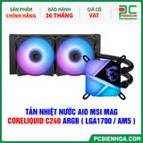  TẢN NHIỆT NƯỚC AIO MSI MAG CORELIQUID C240 ARGB ( HỖ TRỢ SOCKET LGA1700 / AM5 ) 