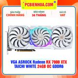  VGA ASRock Radeon RX 7900 XTX TAICHI WHITE 24GB OC GDDR6 ( RX7900XTX TCW 24GO ) 