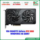 VGA GIGABYTE GeForce RTX 5060 WINDFORCE 8G GDDR7 (GV- N5060WF2-8GD) 