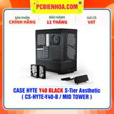  CASE HYTE Y40 BLACK S-Tier Aesthetic - SẴN DÂY RISER PCIe 4.0 & 2 FAN 12CM ( CS-HYTE-Y40-B / MID TOWER ) 