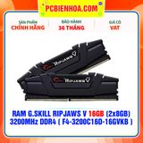  RAM G.SKILL RIPJAWS V 16GB (2X8GB) 3200MHz DDR4 ( F4-3200C16D-16GVKB ) 