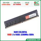  RAM COLORFUL - 16GB (1x16GB) 3200Mhz DDR4 
