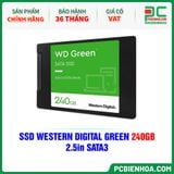  SSD WESTERN DIGITAL GREEN 240GB - 2.5in SATA3 
