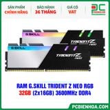  RAM G.SKILL TRIDENT Z NEO RGB - 32GB (2x16GB) 3600Mhz DDR4 (F4-3600C18D-32GTZN) 