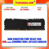  RAM KINGSTON FURY BEAST RGB 8GB (1x8GB) 3200MHz DDR4 ( KF432C16BBA/8 ) 