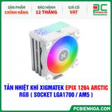  TẢN NHIỆT KHÍ XIGMATEK EPIX 1264 ARCTIC RGB ( EN41587 - HỖ TRỢ SOCKET LGA1700 / AM5 ) 