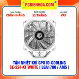  TẢN NHIỆT KHÍ CPU ID-COOLING SE-224-XT WHITE ( HỖ TRỢ SOCKET LGA1700 / AM5 ) 
