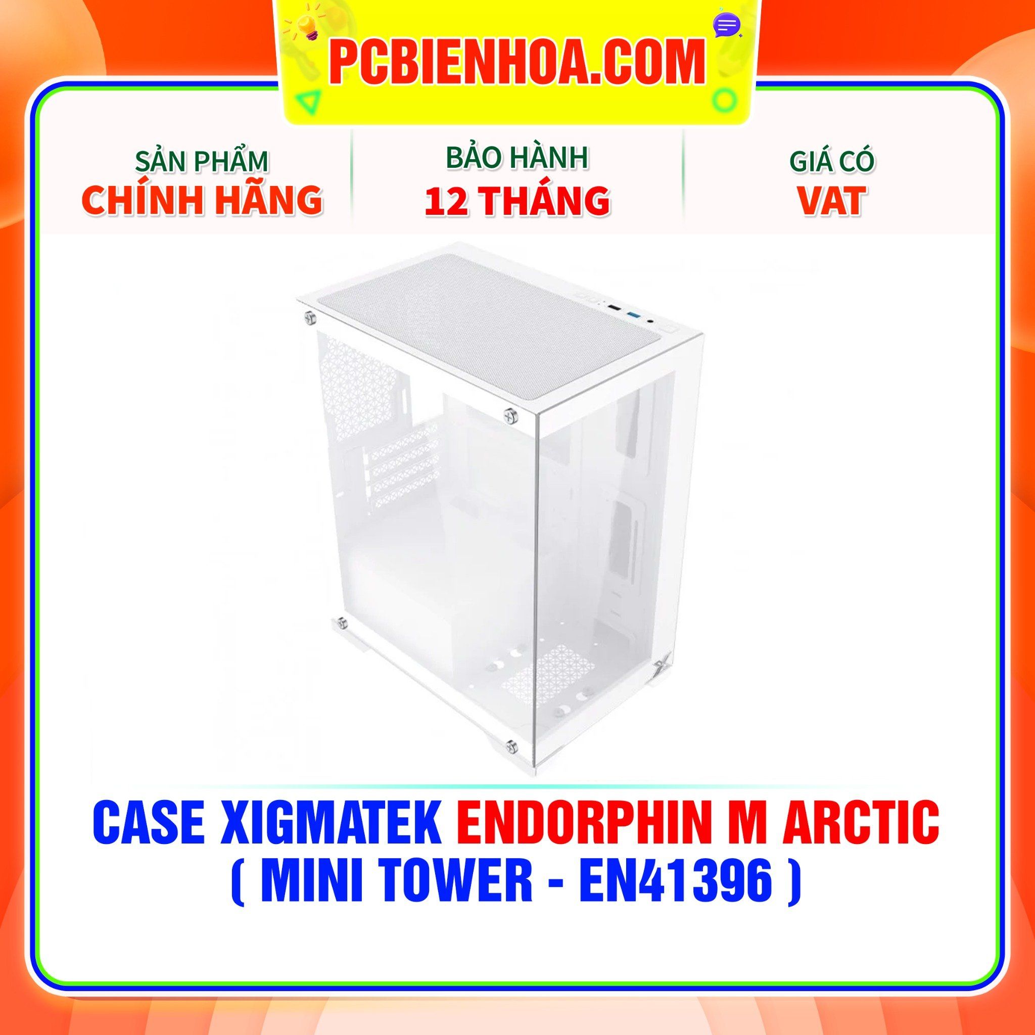  CASE XIGMATEK ENDORPHIN M ARCTIC ( MINI TOWER - EN41396 ) 