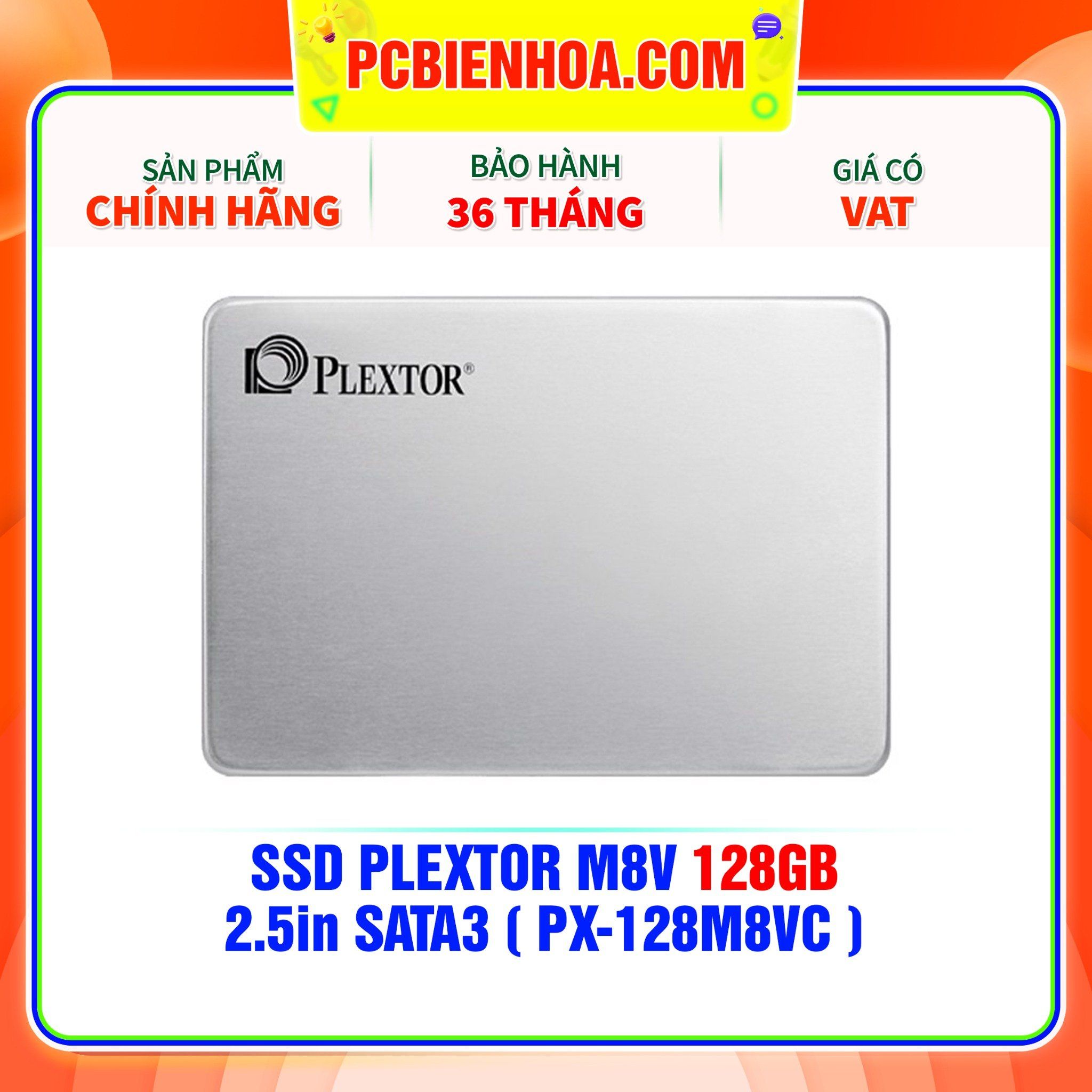  SSD PLEXTOR M8V 128GB - 2.5in SATA3 ( PX-128M8VC ) 