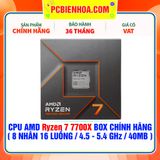 CPU AMD Ryzen 7 7700X BOX CHÍNH HÃNG ( 8 NHÂN 16 LUỒNG / 4.5 - 5.4 GHz / 40MB ) 