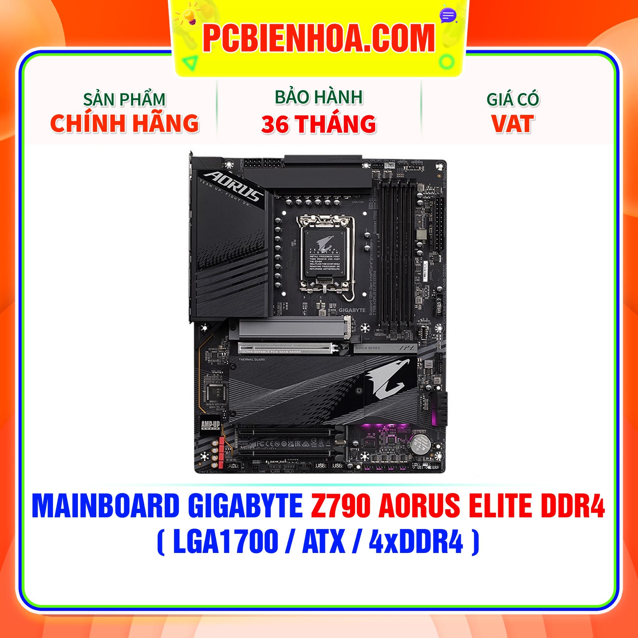  MAINBOARD GIGABYTE Z790 AORUS ELITE DDR4 ( LGA1700 / ATX / 4xDDR4 ) 